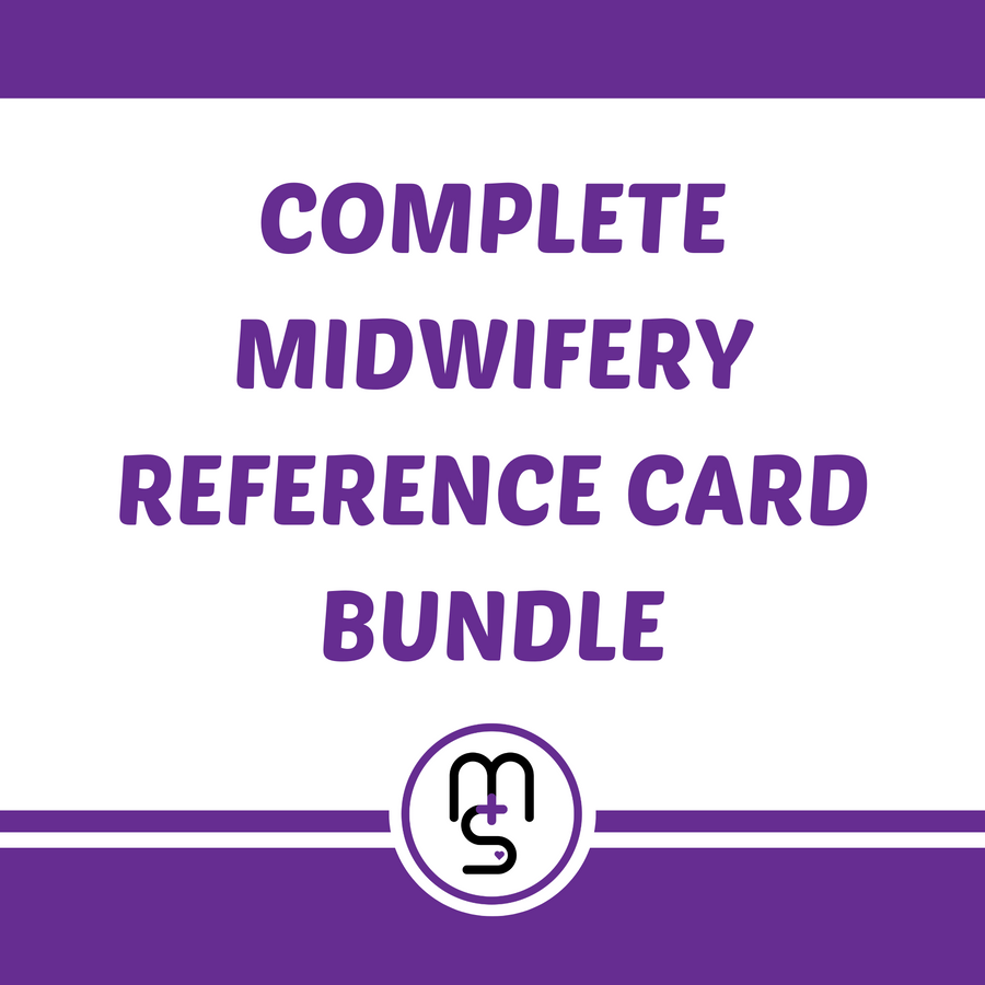 Complete Midwifery Reference Card Bundle – Midshop Australia